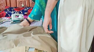 Indian Bhabhi Having Sex With Stepbrother While She Pressing Clothes