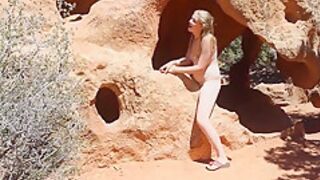 Hot Step mom Naked Posing In Hollow Rock