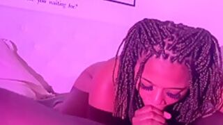 Ebony Thot Suck Dick Sloppy And Getting Fucked By Bbc