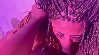 Ebony Thot Suck Dick Sloppy And Getting Fucked By Bbc