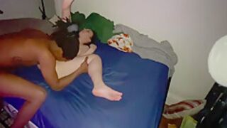 Interracial Couple Late Night Sex