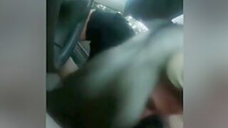 Sucking Lovers Cock In Car