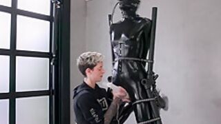 Latex Tied Orgasm