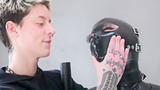 Latex Tied Orgasm