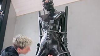 Latex Tied Orgasm