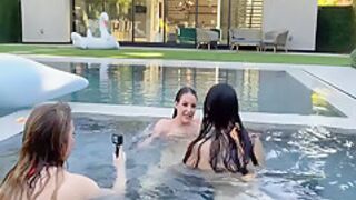 Busty Bikini Threesome With And 10 Min With Lena Paul, Violet Myers And Angela White