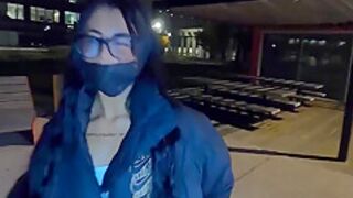 A Pretty Arab From Suburb Gets Fucked In Public And In Anal