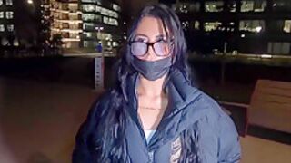 A Pretty Arab From Suburb Gets Fucked In Public And In Anal