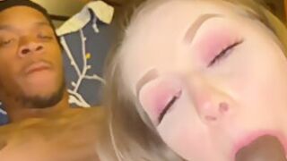 White Girl Love Sucking Black Dick Swallowed So Good I Bet You Won’t Even Notice !