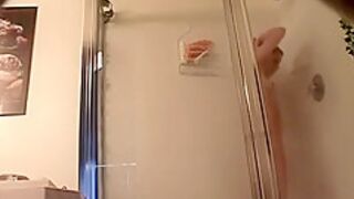 Jerking Off While Spying On My Stepdaughter Showering