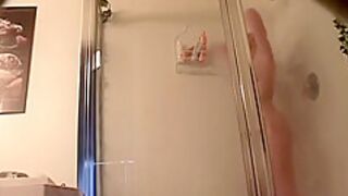 Jerking Off While Spying On My Stepdaughter Showering