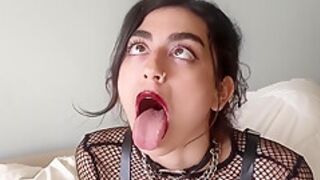 Dumb Ahegao Cum Slut