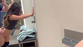 Risky Quickie With Asian Beauty In Target Dressing Room