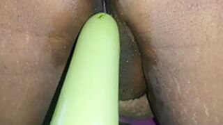 Indian Wife Enjoy Big Dildo