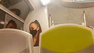 A Tourist Ukrainian Fucked & Squirts In The Train With Daphne Klyde