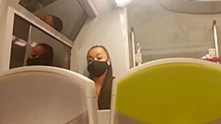 A Tourist Ukrainian Fucked & Squirts In The Train With Daphne Klyde