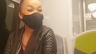 A Tourist Ukrainian Fucked & Squirts In The Train With Daphne Klyde