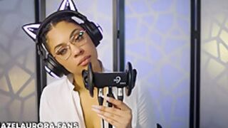 Sexy Librarian Asmr - Try Not To Touch Yourself ( Sexy Ear Licking And Moaning)