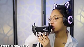 Sexy Librarian Asmr - Try Not To Touch Yourself ( Sexy Ear Licking And Moaning)