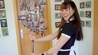 Cleaning Girl With Benefits Sucks And Fucks - Anne Eden