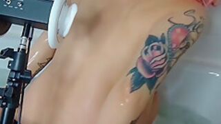 Gamer Girl - Ahegao Bathing Asmr Egirl Tits Inked