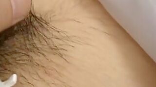 A Hairy Japanese schoolgirl 18+ Likes To Be Fingered