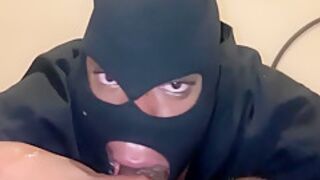 Dick Burglar Drains Bbc With Extra Sloppy Dick Sucking Blow Job