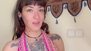 Joi Spanish Girl Gives You Instructions While She Spits On Her Tits Talking Dirty To You