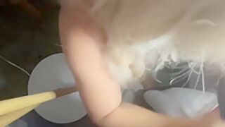 Blonde Big Tits Amateur Gets Bbc For Her Birthday