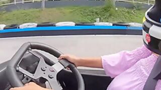 Cute Thai Amateur teen 18+ Girlfriend Go Karting And Recorded On Video After