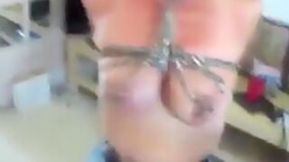 Hard Treatment For Tied Up Cum Slut Marina