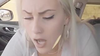 Indica Monroe In Street Whore Hooker Finish Blowjob Deepthroa