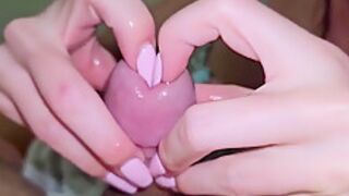 Sensual Handjob With Nailplay And Biting