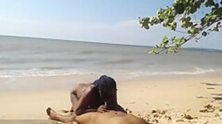 What Can Be Better Than Laying Down On The Beach Getting A Sunbath And Your Dick Sucked