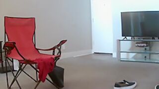 Sexy Ebony Fucking Me In My Old Apartment Until I Cum On Her Back