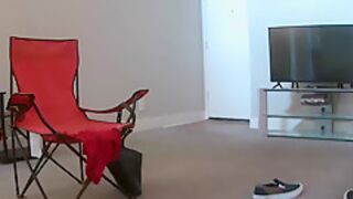 Sexy Ebony Fucking Me In My Old Apartment Until I Cum On Her Back