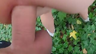 My Horny Stepsister Gets Ass Fucked In The Public Park