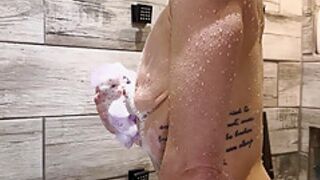 Soapy Ass And Hard Nipples