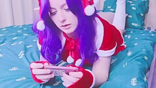 Elf Misato Katsuragi From Evangelion Loves To Masturbate On Christmas Eve And Cum Hard From Dp