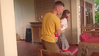 Tape Gagged And Fucked In Vacation Home