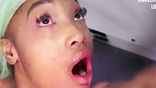 Ebony Kimmy Hot Bukkake Porn Video