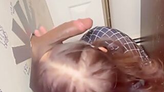 Latina Sucks Black Dick In A - Glory Hole