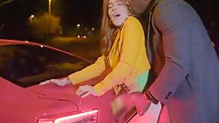Jia Lissa - teen 18+ Sneaks Out Of The House For A Date With A Bbc