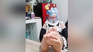 Rem Cosplay Tickling