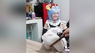 Rem Cosplay Tickling