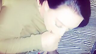 Phoneshot Footage Of Harmony Reigns Sucking Cock After Night Out