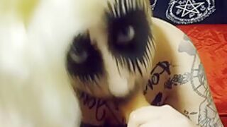 Black Metal Girl Sucks Your Cock