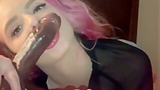 Love Sucking His Black Dick