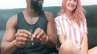 Thrillys Big Black Couch - Lucy Stone (double Creampie)