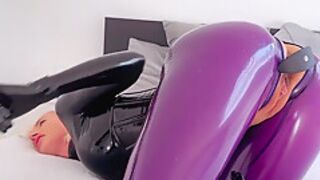 Fucked Hard Anal In Latex With Multiple Orgasms